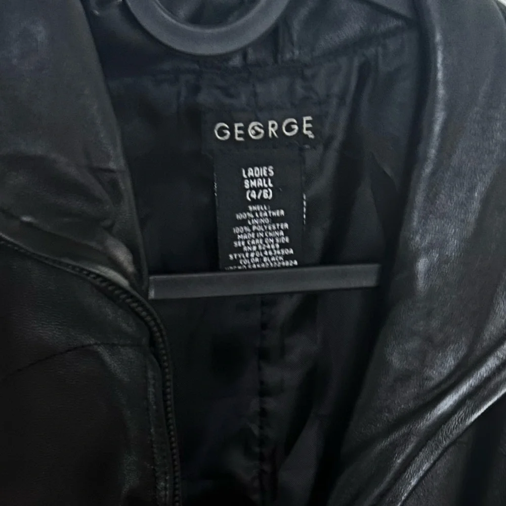 100% learher lining vintage women’s leather coat - Picture 5 of 6